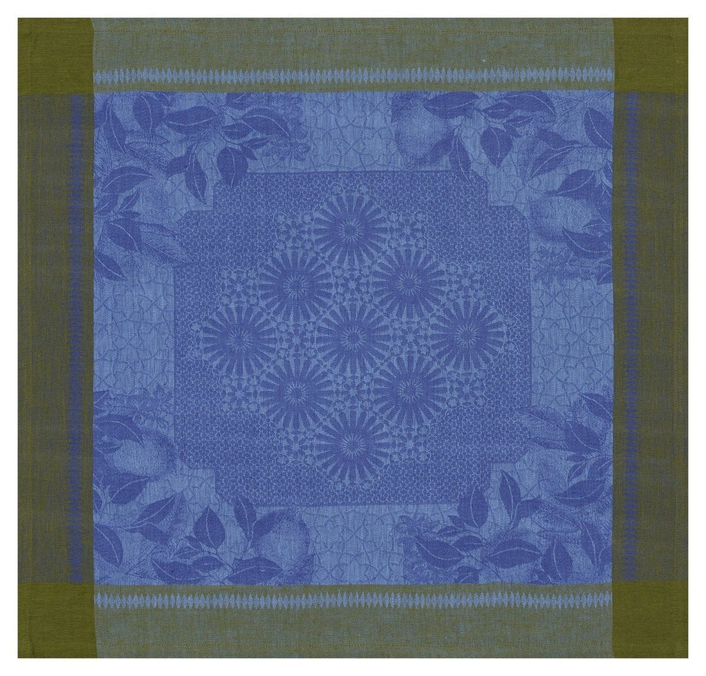Jardin D'Orient Blue Napkin Le Jacquard Français