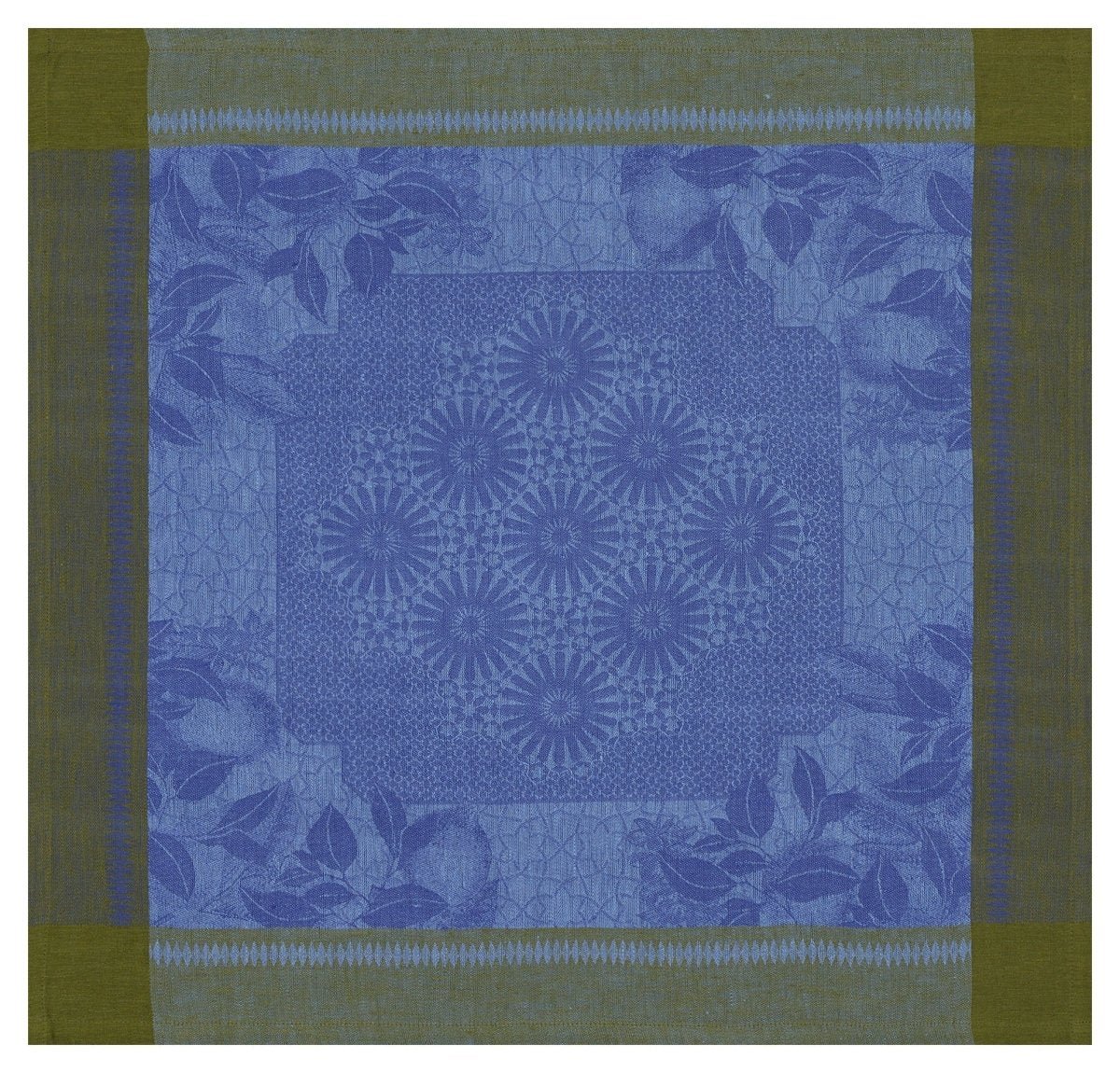 Jardin D'Orient Blue Napkin Le Jacquard Français