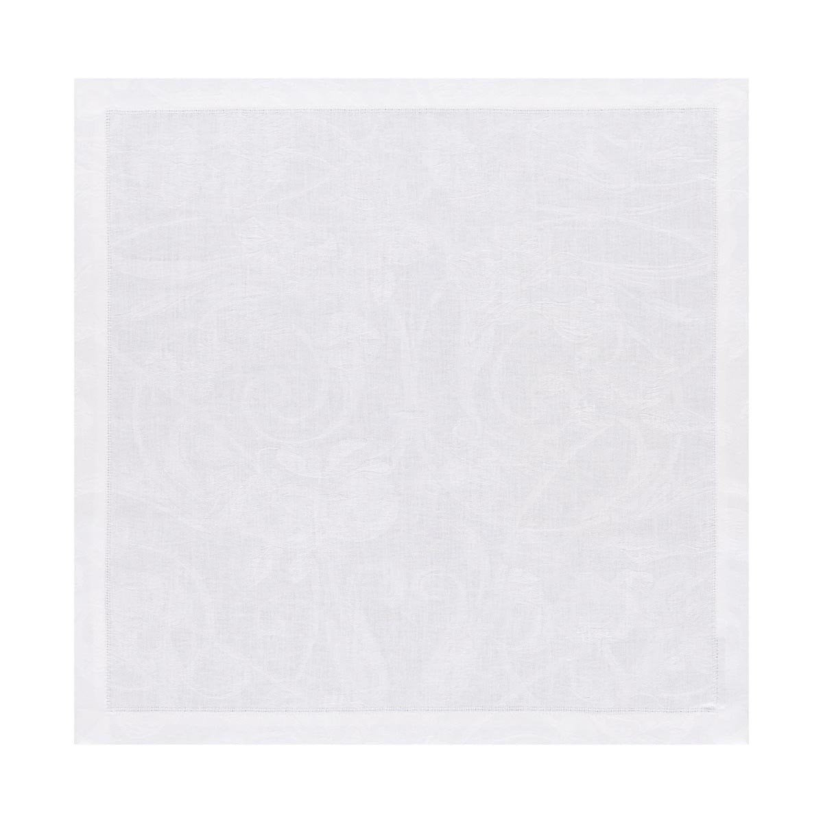 Tivoli Table Linens in White by Le Jaquard Francais