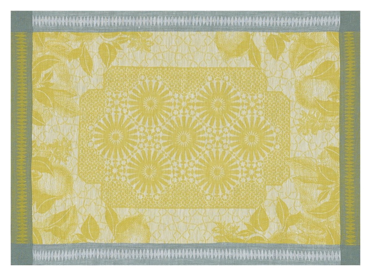 Jardin D'Orient Yellow Table Linens