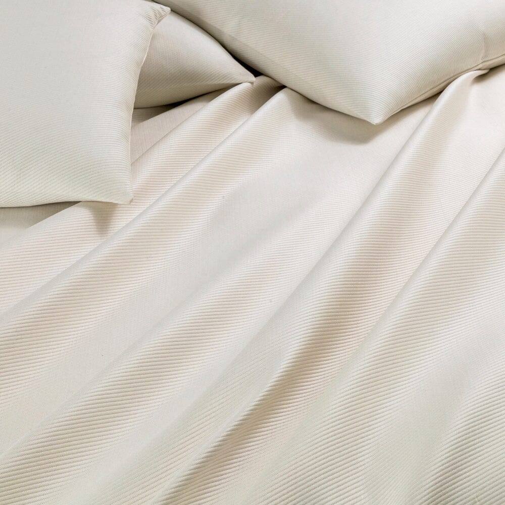 Cavalry Milk Bedspread by Frette