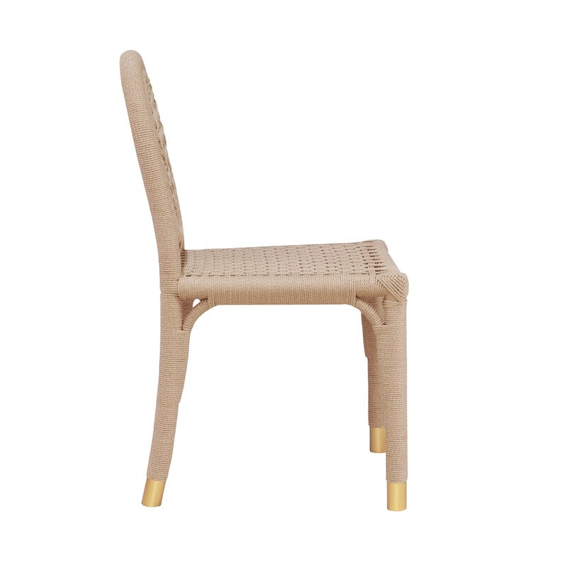 Gentry Natural Rattan Dining Chair by Worlds Away