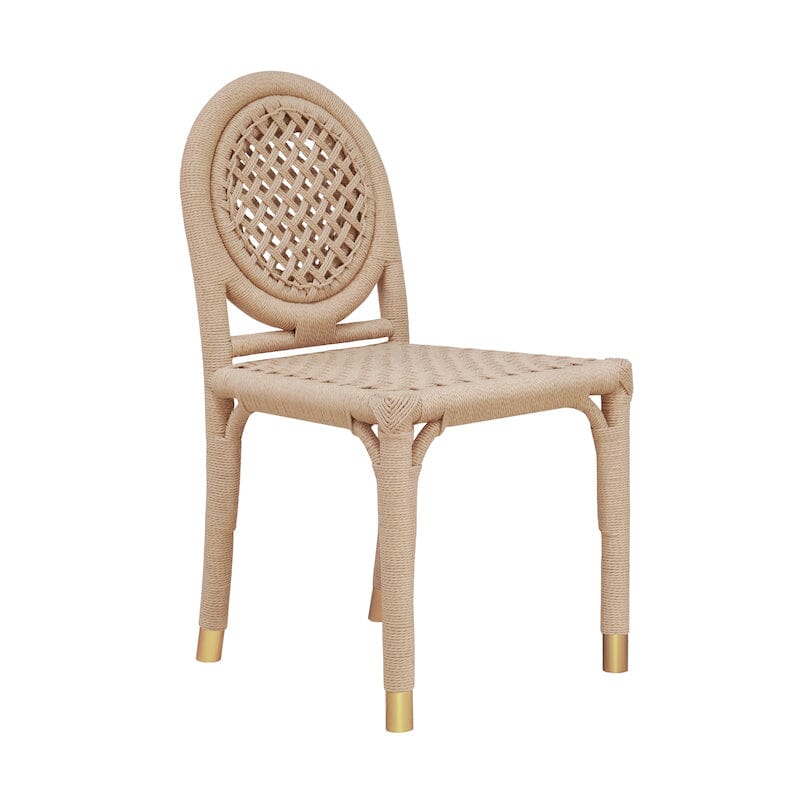 Gentry Natural Rattan Dining Chair by Worlds Away