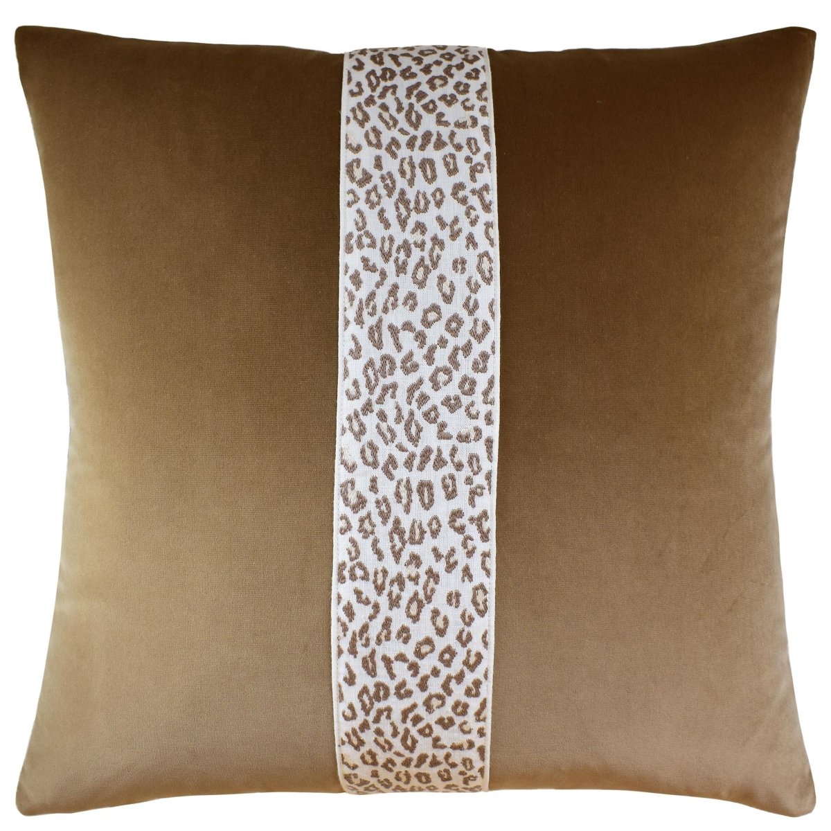 Giorgio Safari Tape Sand & Ivory Decorative Pillow Ryan Studio