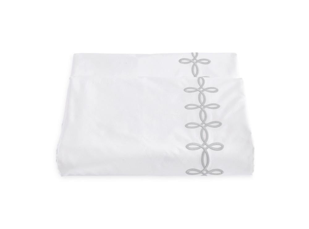 Gordian Knot Silver Bedding by Matouk