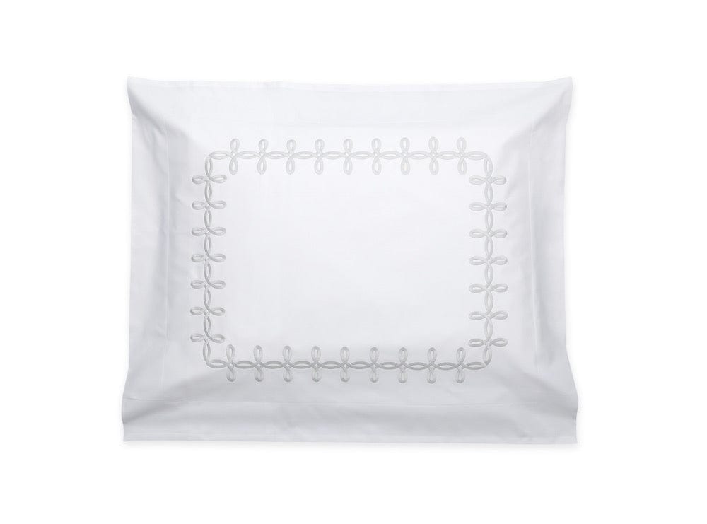 Gordian Knot Silver Bedding by Matouk