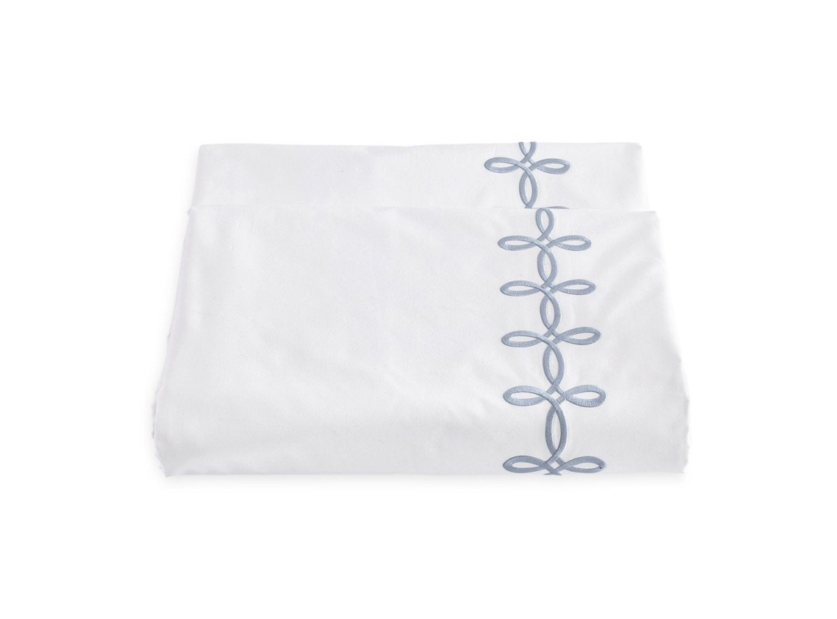 Gordian Knot Wedgwood Blue Bedding by Matouk