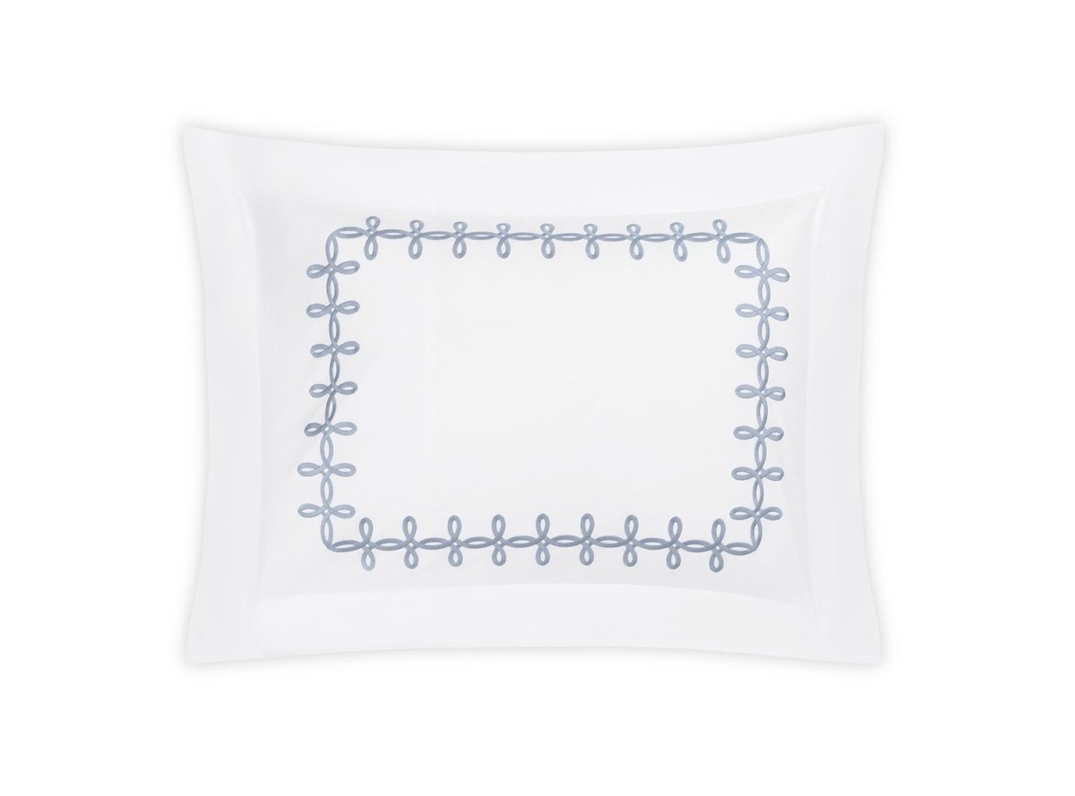 Gordian Knot Wedgwood Blue Bedding by Matouk