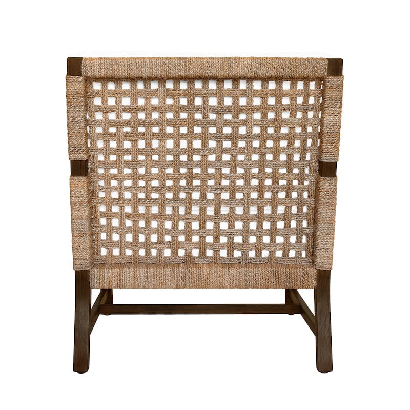 Harmon Seagrass Club Chair by Worlds Away