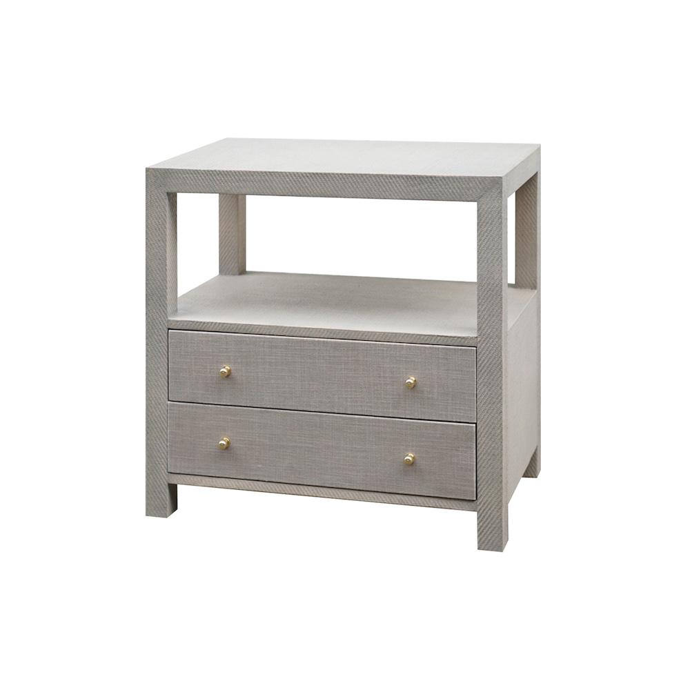 Hattie Grey Side Table by Worlds Away