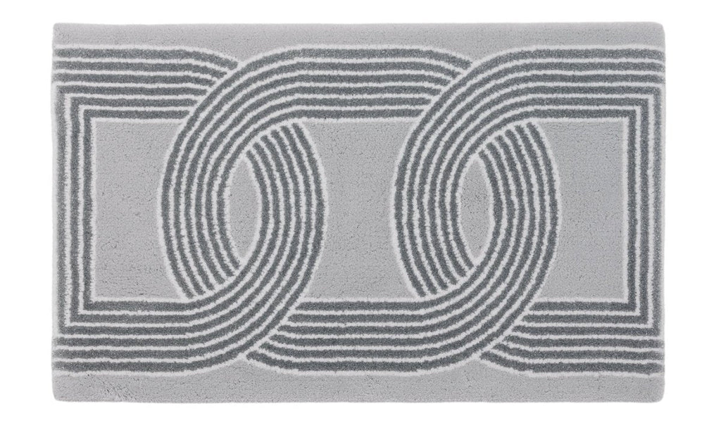 Deauville Small Silver 900 Bath Rug by Abyss Habidecor | Limited Edition