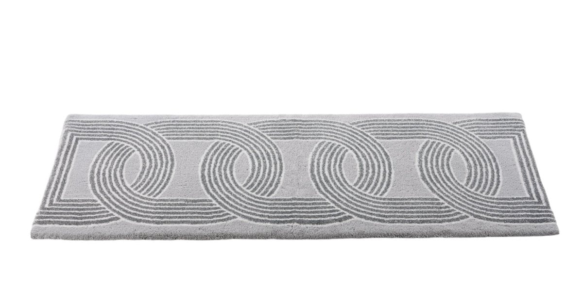 Deauville Long Runner Silver 900 Bath Rug by Abyss Habidecor | Limited Edition