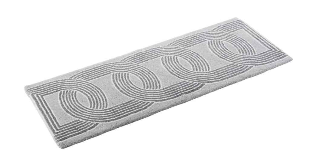 Deauville Long Runner Silver 900 Bath Rug by Abyss Habidecor | Limited Edition