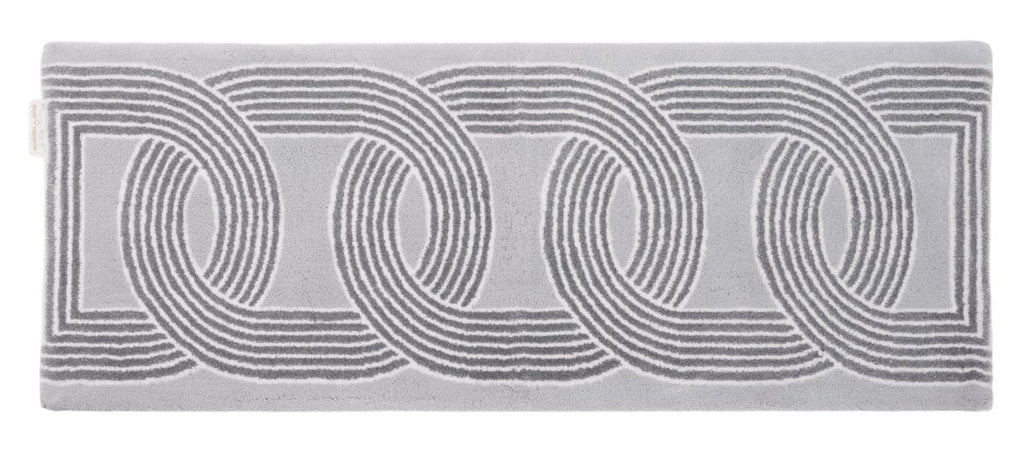 Deauville Long Runner Silver 900 Bath Rug by Abyss Habidecor | Limited Edition