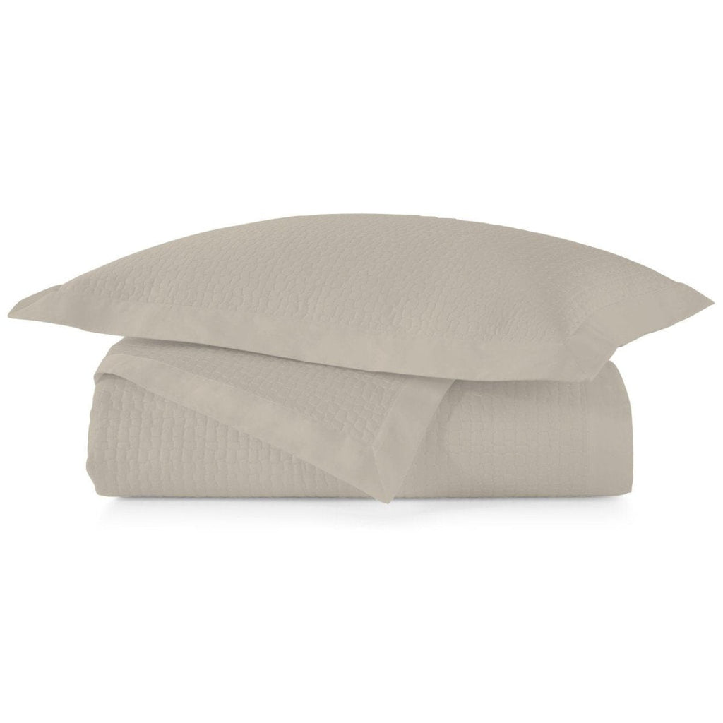 Hamilton Platinum Quilted Coverlets by Peacock Alley