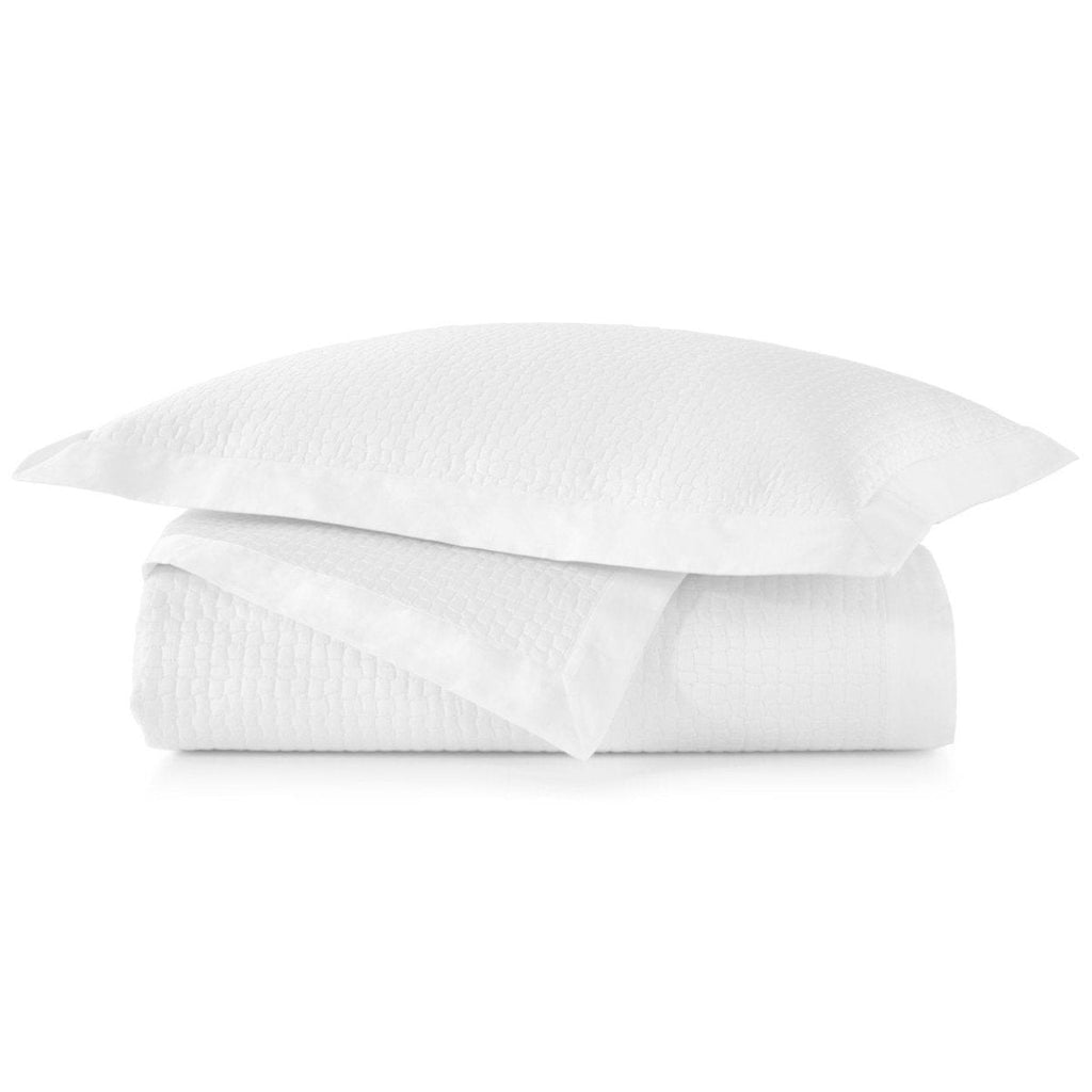 Hamilton White Quilted Coverlets by Peacock Alley