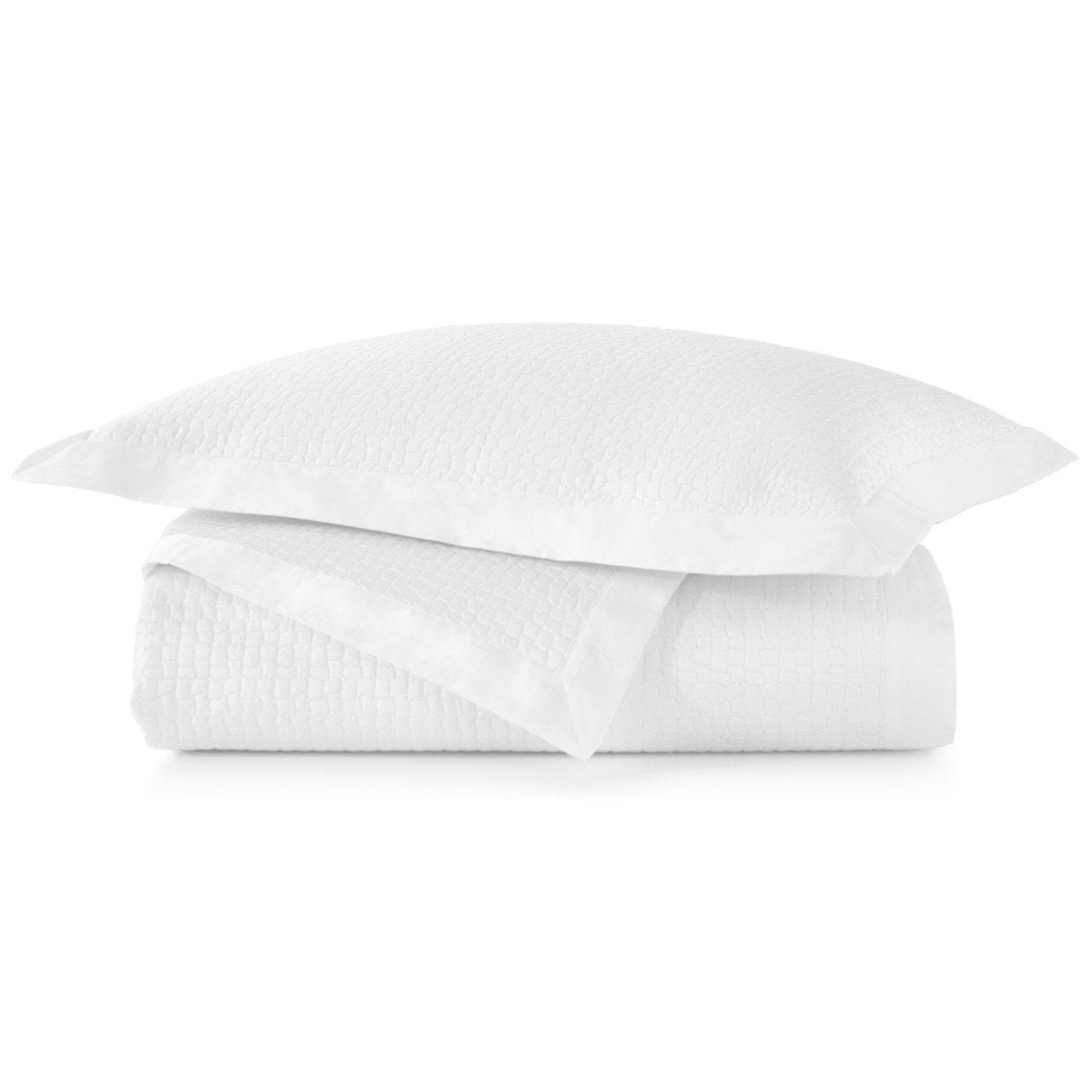 Hamilton White Quilted Coverlets by Peacock Alley