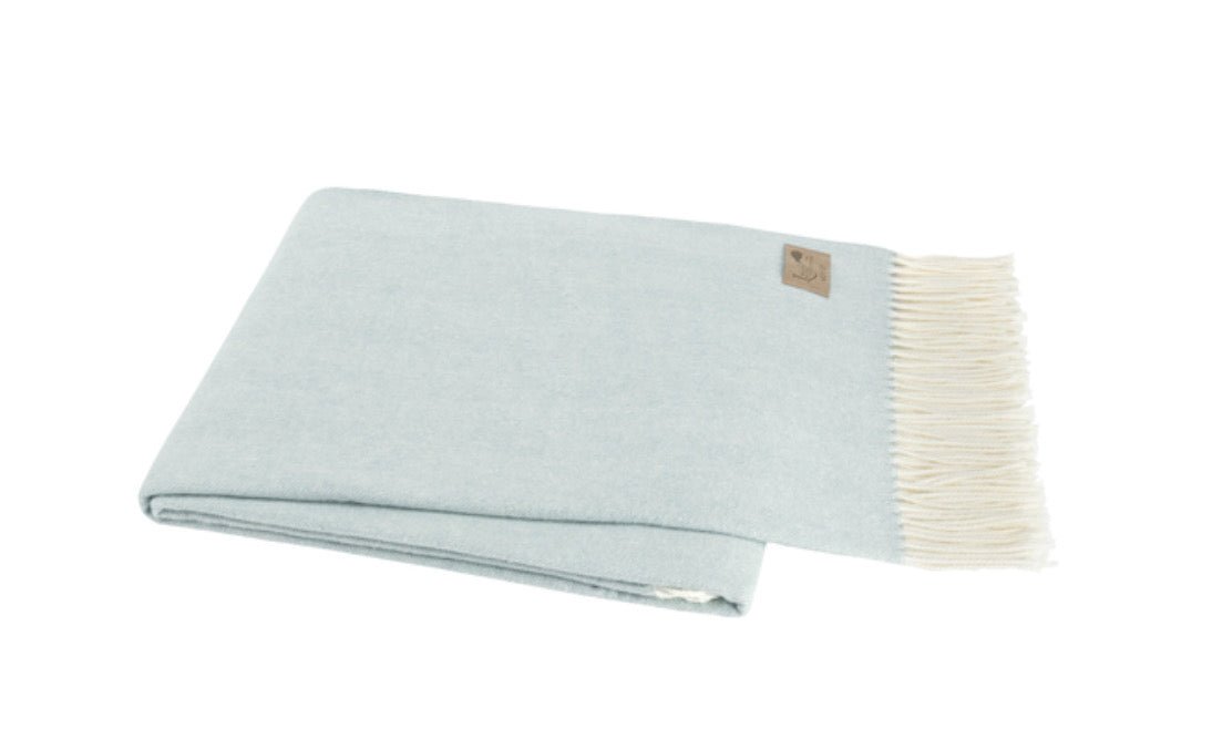 Italian Herringbone Glacier Throw by Lands Downunder