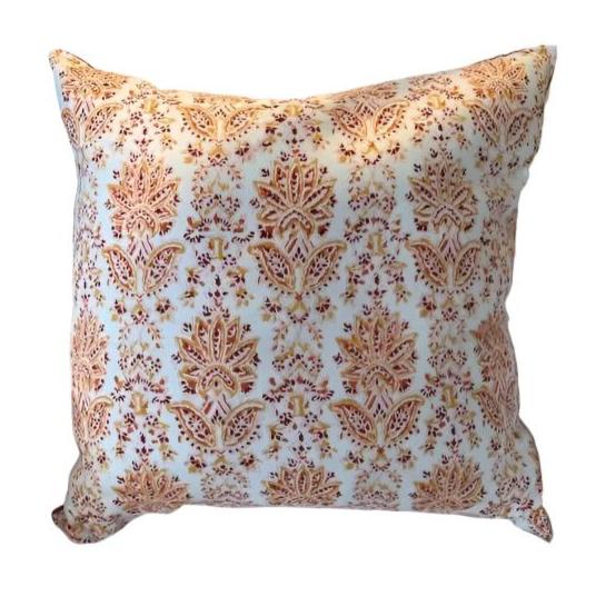Ninna Saffron Throw Pillow Cover by John Robshaw