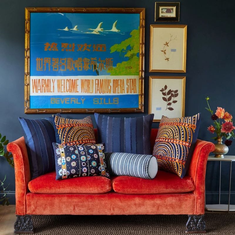 Himmat Throw Pillow Cover by John Robshaw