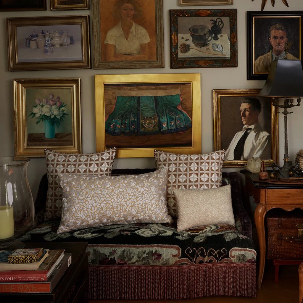 Baine Sand Bolster Pillow by John Robshaw