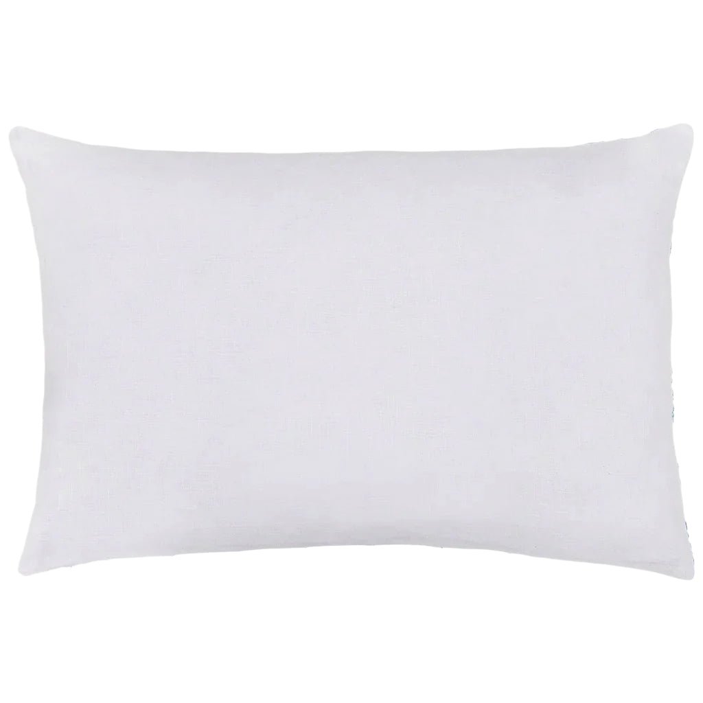 Jivan Light Indigo Lumbar Pillow by John Robshaw