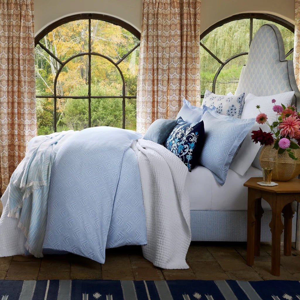 Lata Mist Lumbar Pillow by John Robshaw