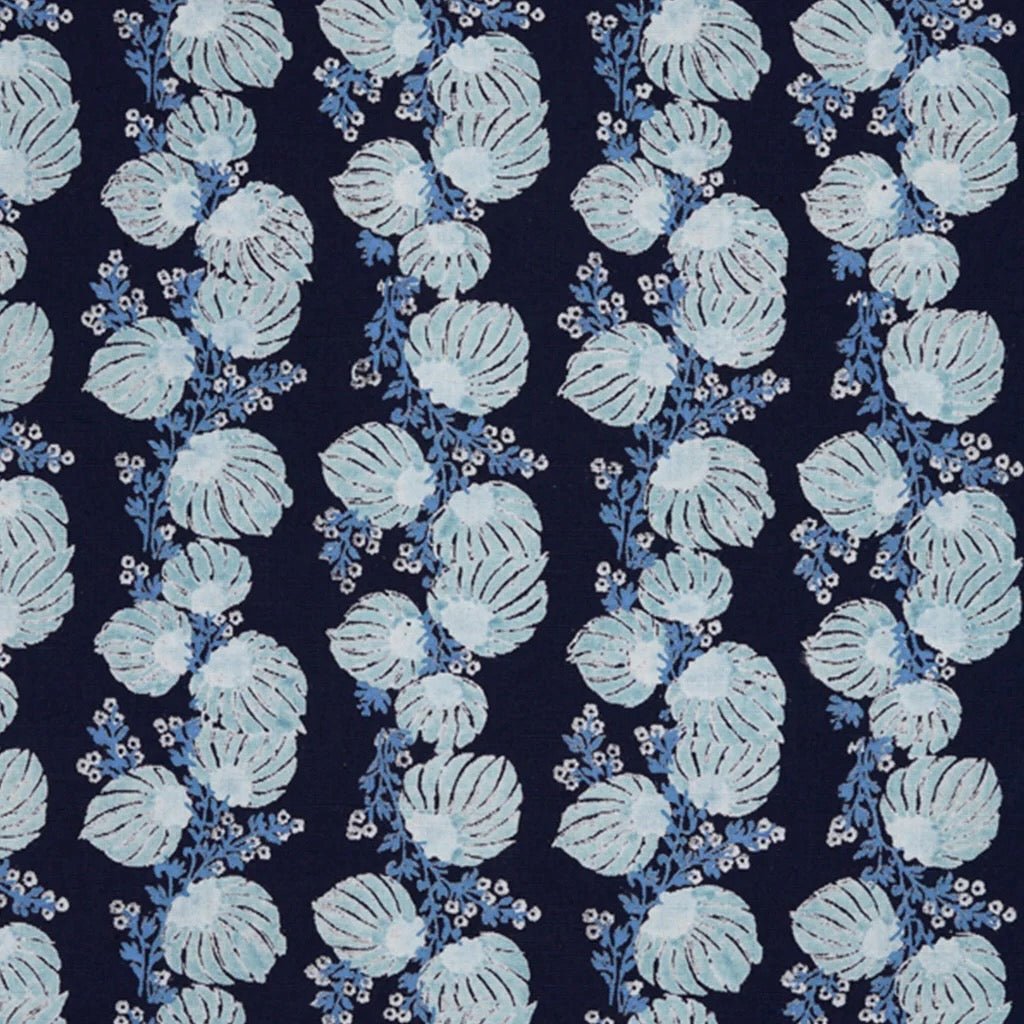 Mahin Indigo Blue Euro Pillow by John Robshaw