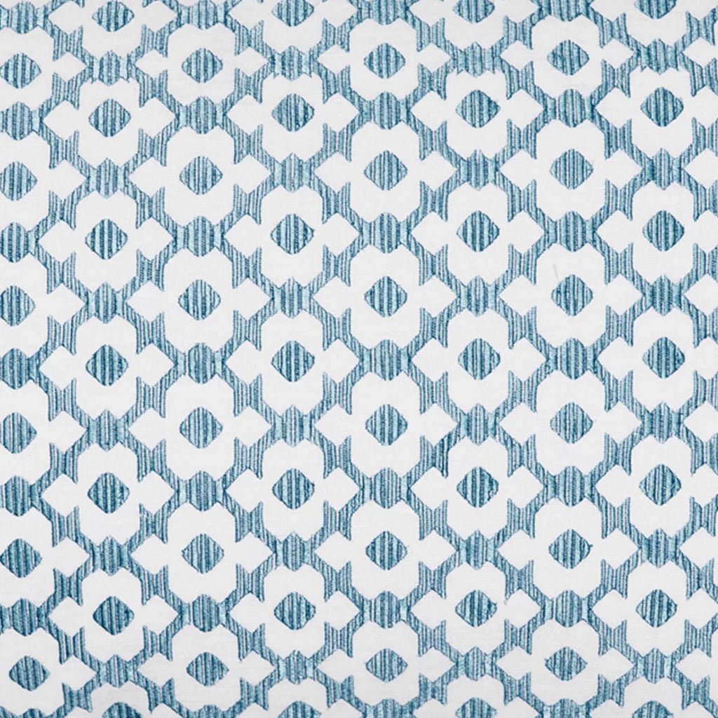 Nalin Light Indigo Blue Bolster Pillow by John Robshaw