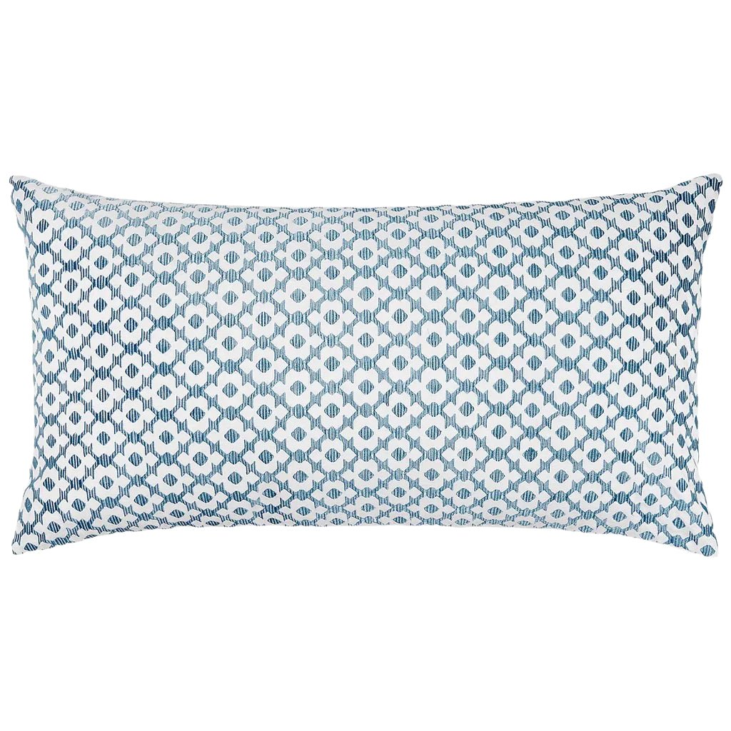 Nalin Light Indigo Blue Bolster Pillow by John Robshaw