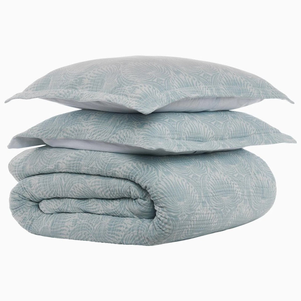 Adesh Mist Jacquard Duvet Sets by John Robshaw