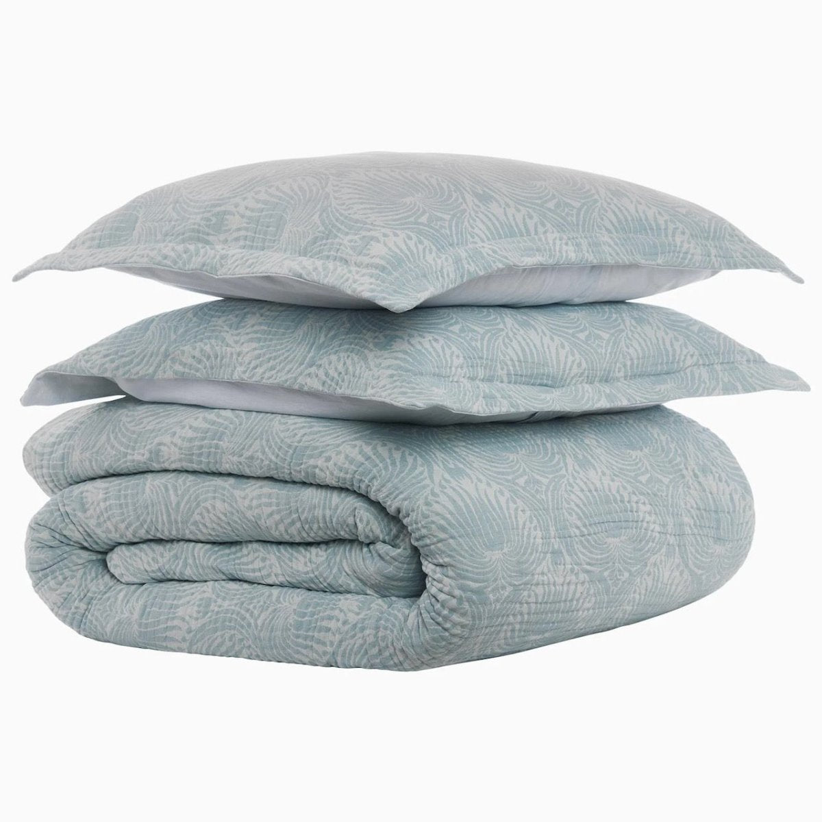 Adesh Mist Jacquard Duvet Sets by John Robshaw