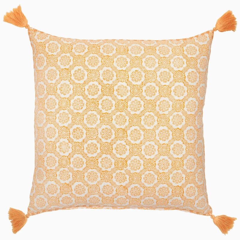 Atulya Marigold Throw Pillow Cover by John Robshaw