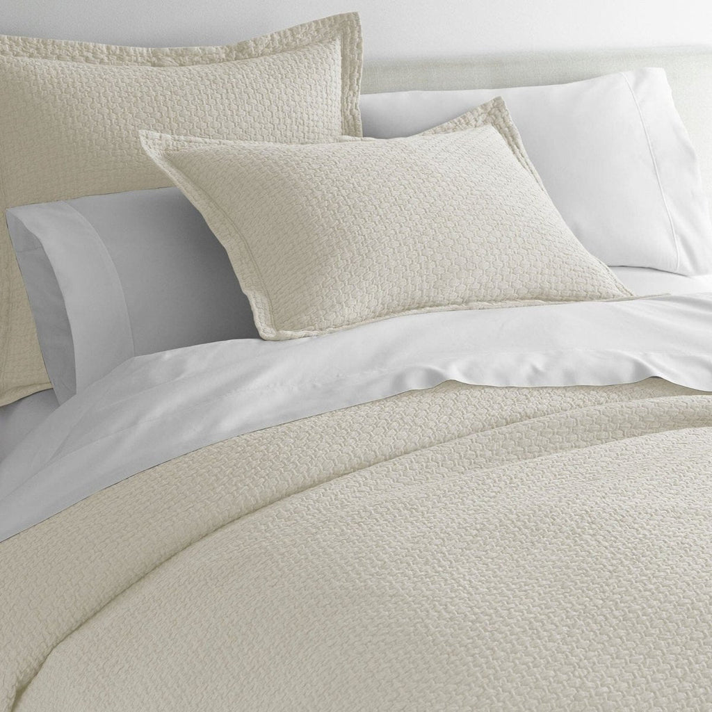 Juliet Pearl Matelassé Coverlets by Peacock Alley
