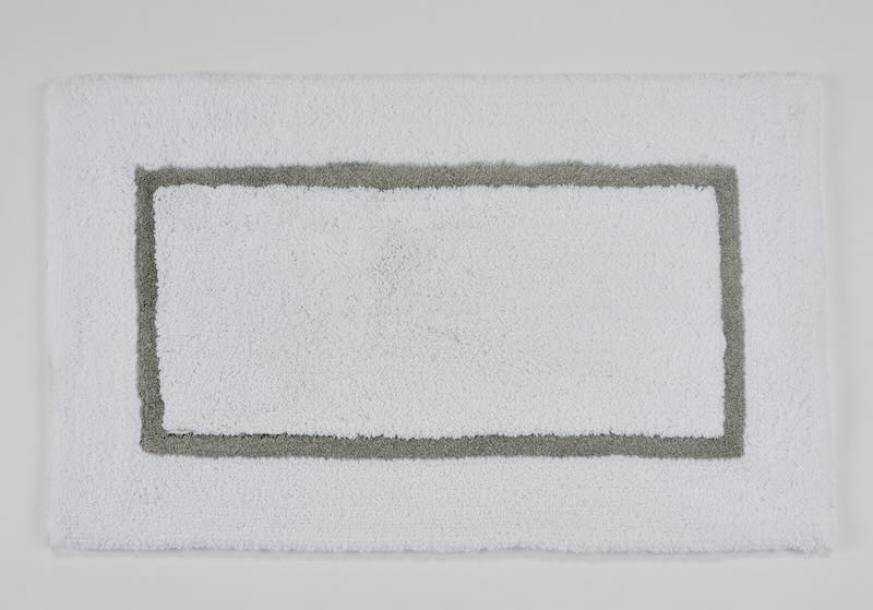 Karat 27x47 Silver 900 Bath Rug by Abyss