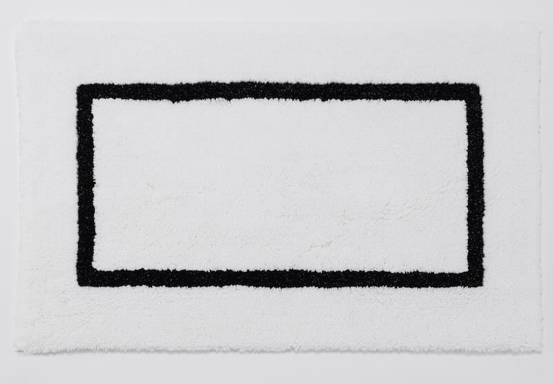 Karat 23x39 Black 990 Bath Rug by Abyss