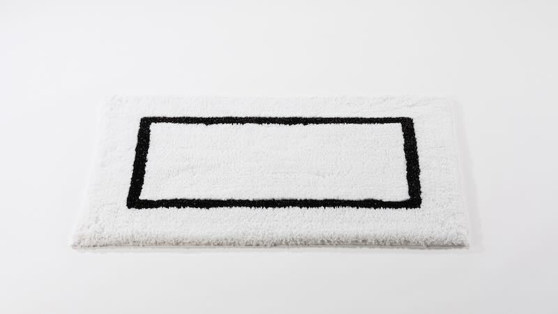Karat 23x39 Black 990 Bath Rug by Abyss