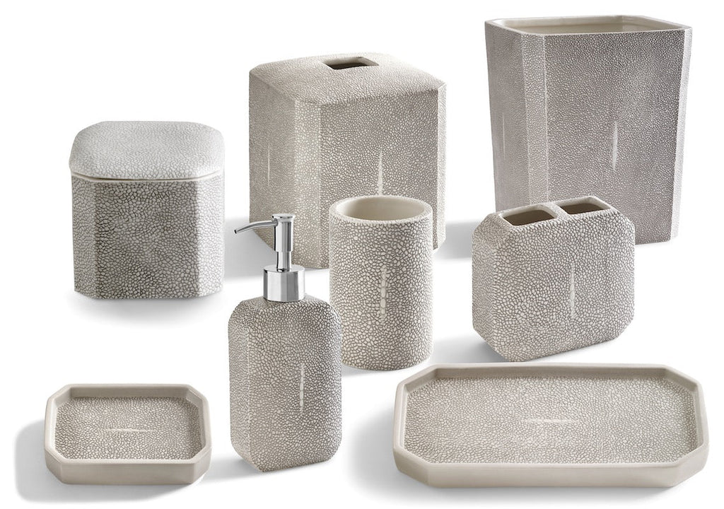 Shagreen Bath Accessories by Kassatex