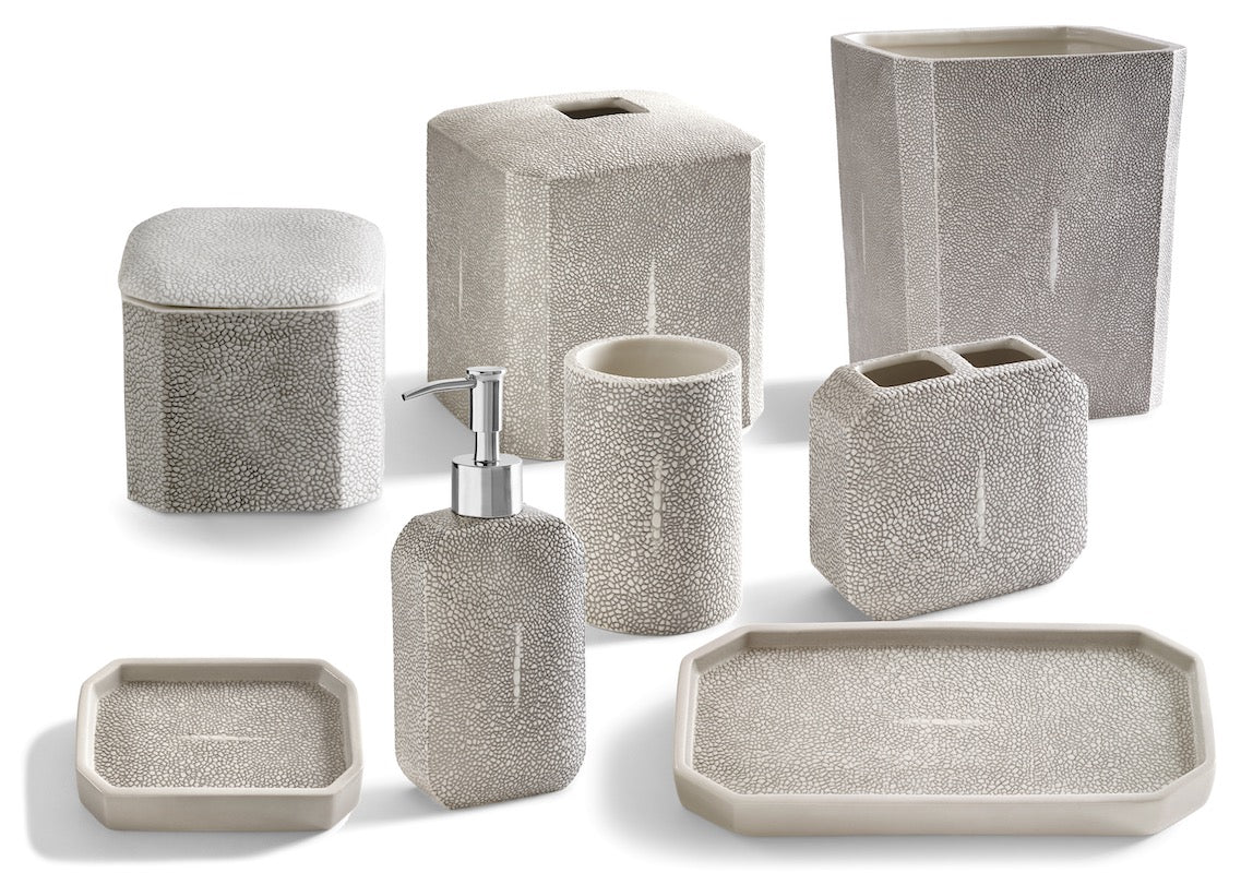 Shagreen Bath Accessories by Kassatex
