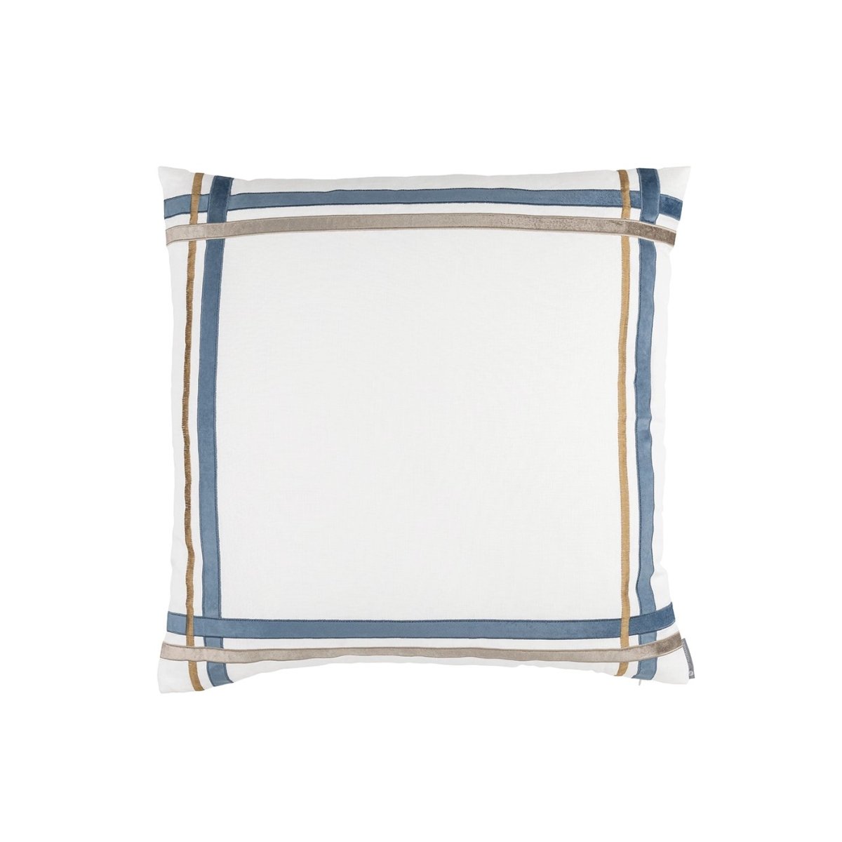 Oliver Smokey Blue Fawn Euro Pillow by Lili Alessandra