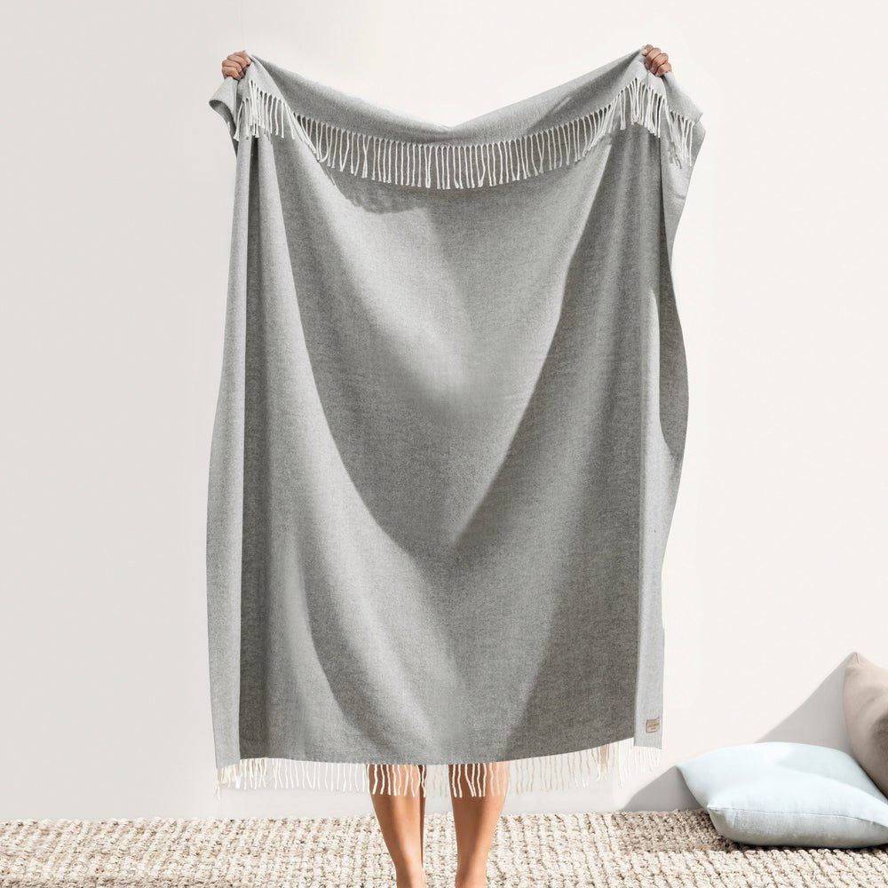 Italian Herringbone Pebble Throw by Lands Downunder