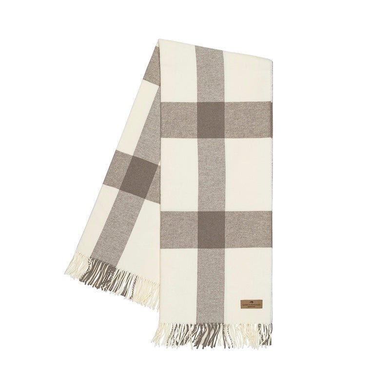 Barnwood Wellington Plaid Throw by Lands Downunder