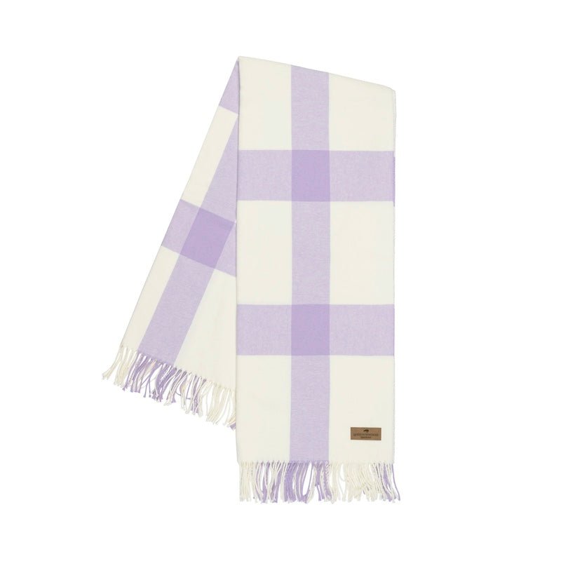 Lilac Wellington Plaid Throw by Lands Downunder