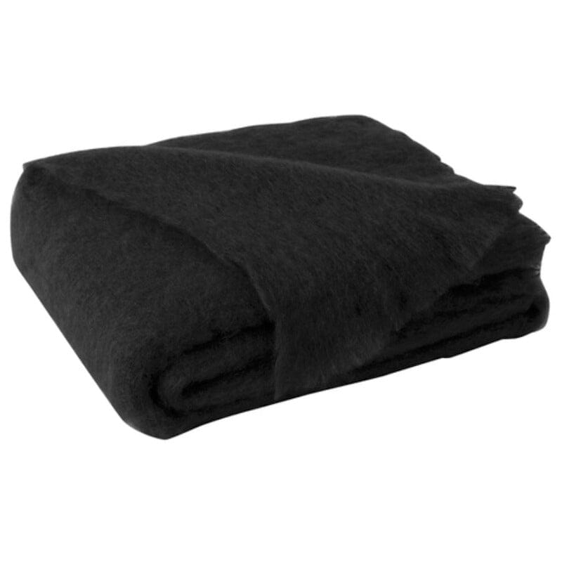 Brushed Mohair Throw Raven by Lands Downunder