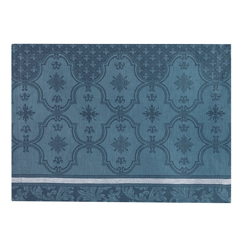 Armoiries Cerulean Blue Table Linens by Le Jacquard Français