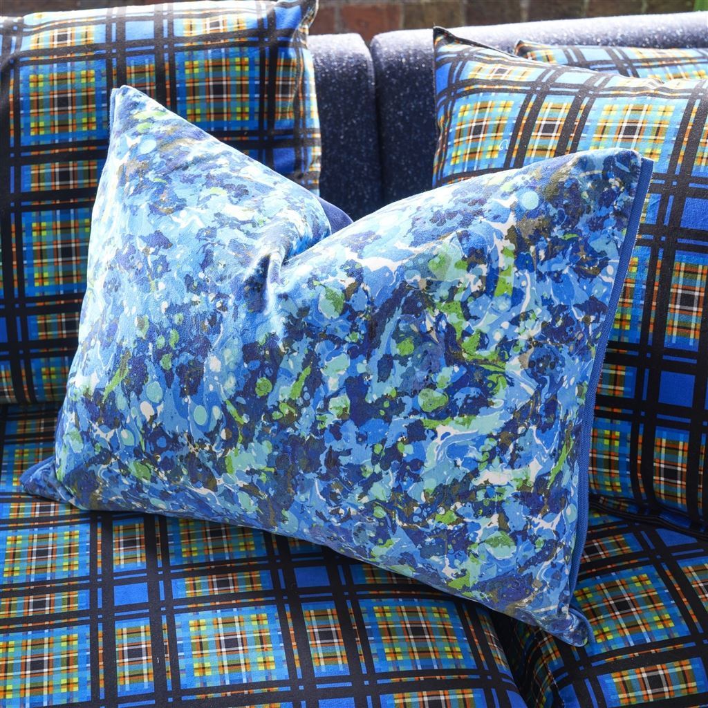 Odisha Cobalt Decorative Pillow by Designers Guild