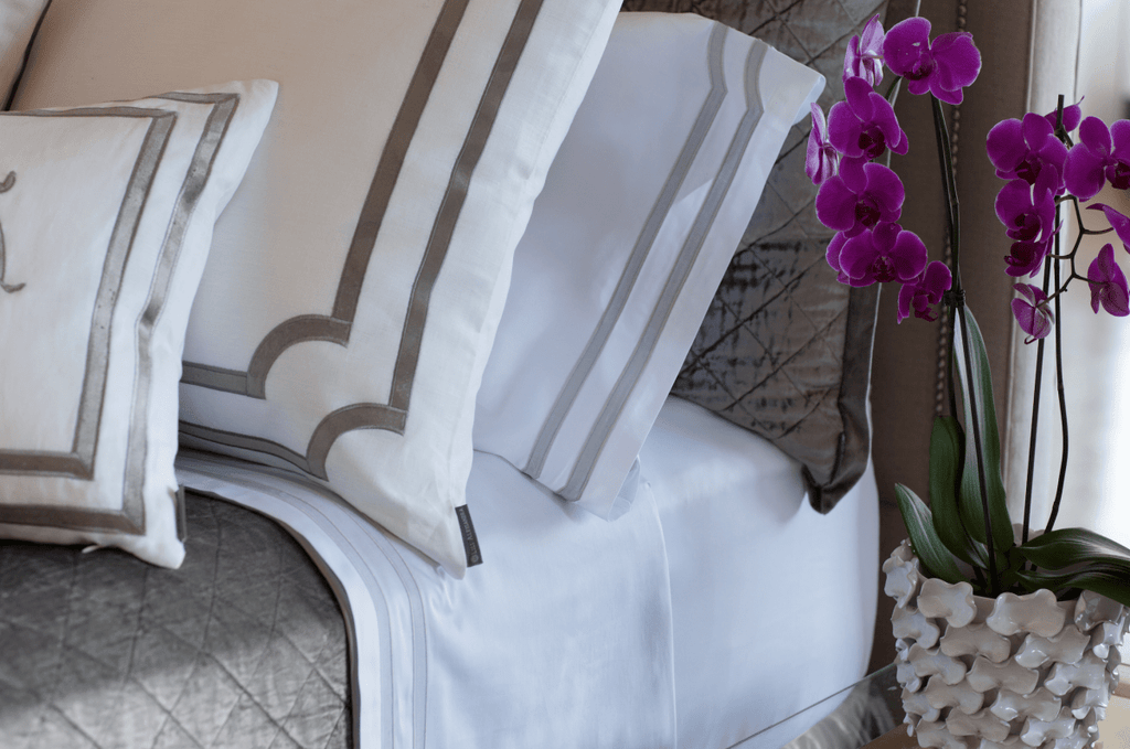 Soho White and Gray Sheets by Lili Alessandra