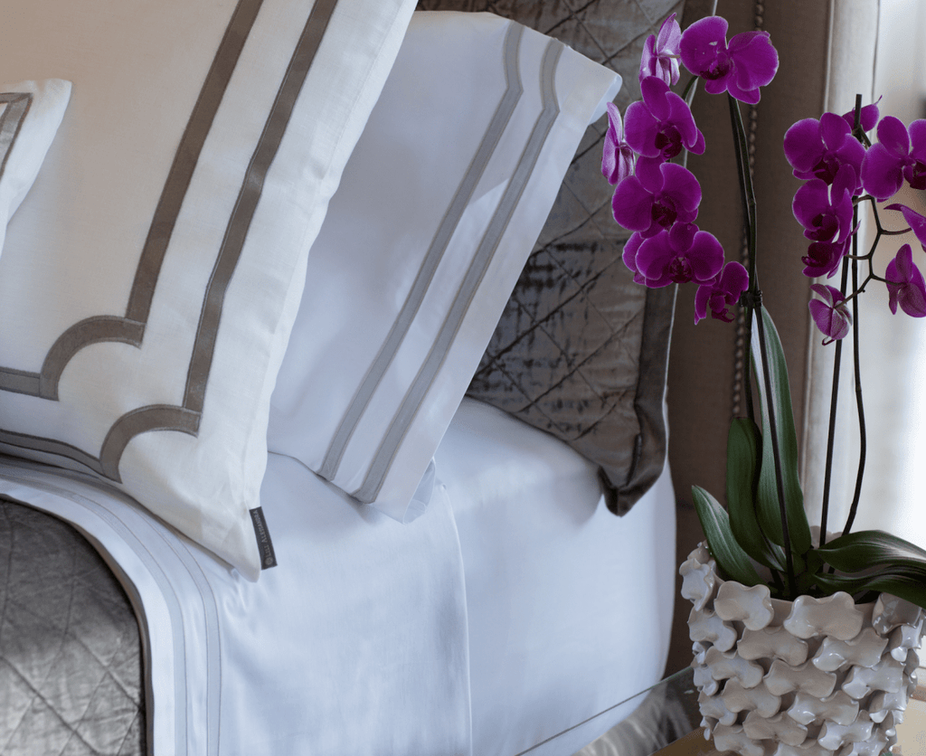 Soho White and Gray Sheets by Lili Alessandra