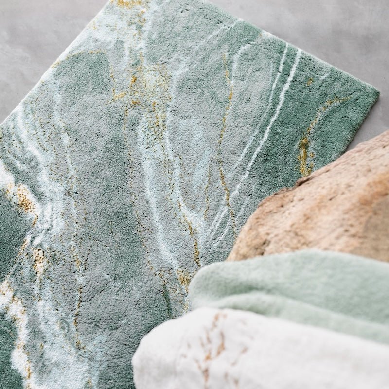 Lipari Evergreen 280 Bath Rug by Abyss