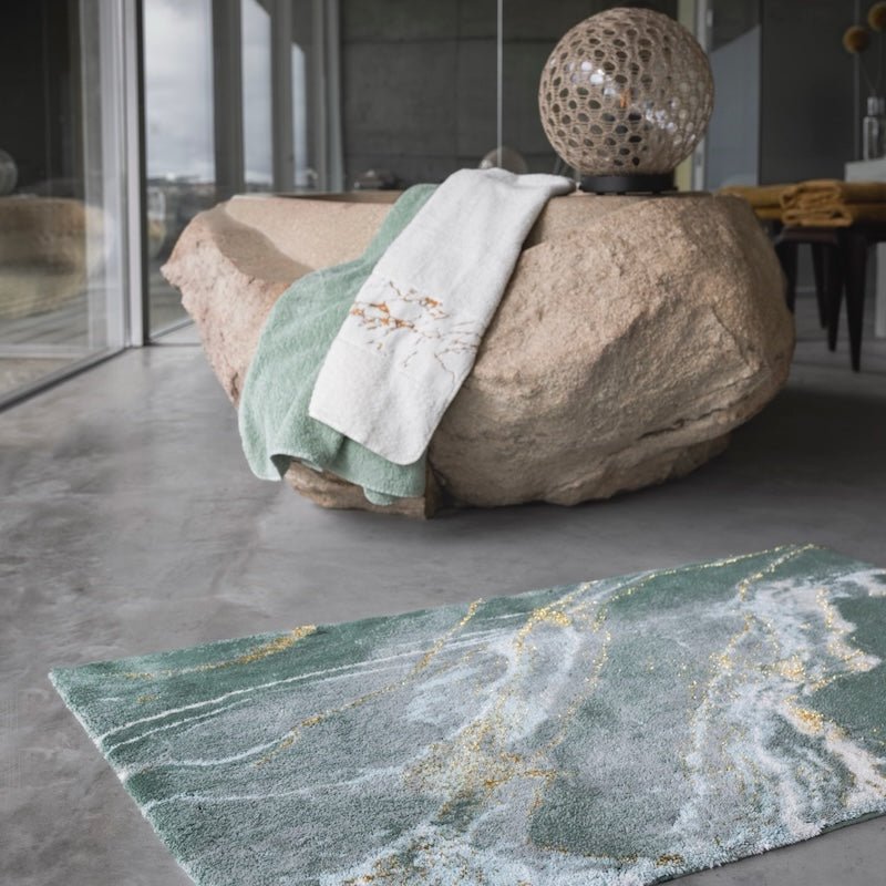 Lipari Evergreen 280 Bath Rug by Abyss